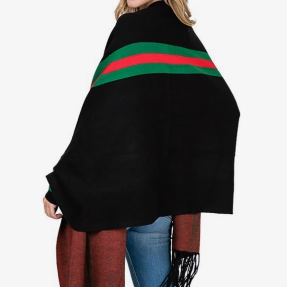 Heavy multi-color scarves with sleeves 🧣 - Picture 6 of 6